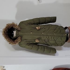 American Rag Cie Puffer Hudded Long Winter Jacket